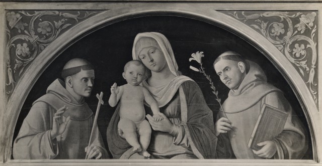 Henry Dixon and Son — Cima Giovanni Battista - sec. XVI - Madonna con Bambino tra san Francesco d'Assisi e sant'Antonio da Padova — insieme